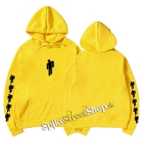 BILLIE EILISH - Stickman Blosh Sweatshirt Yellow - žltá pánska mikina
