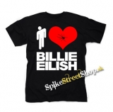 I LOVE BILLIE EILISH - čierne detské tričko