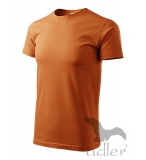 ORANŽOVÉ TRIČKO - oranžové pánske tričko bez potlače
