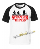 STRANGER THINGS - Bicycle Gang - dvojfarebné pánske tričko