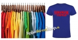 STRANGER THINGS - Red Logo - farebné pánske tričko