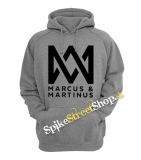 MARCUS & MARTINUS - Logo - šedá pánska mikina