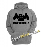 MARSHMELLO - Logo DJ - šedá pánska mikina