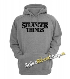 STRANGER THINGS - Logo - šedá pánska mikina
