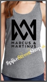 MARCUS & MARTINUS - Logo - Ladies Vest Top - šedé