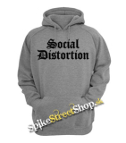 SOCIAL DISTRORTION - Logo - sivá detská mikina