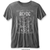 AC/DC - Cannon Swig - sivé pánske tričko