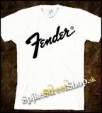 FENDER - Logo - biele detské tričko