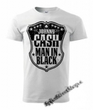 JOHNNY CASH - Man In Black - biele detské tričko
