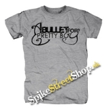 A BULLET FOR PRETTY BOY - Logo - sivé detské tričko