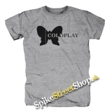 COLDPLAY - Butterfly Logo - sivé detské tričko