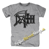 DEATH - Logo - sivé detské tričko