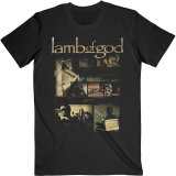 LAMB OF GOD - Album Collage - čierne pánske tričko