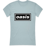 OASIS - Deca Logo - modré dámske tričko