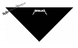 METALLICA - Logo - čierna bavlnená šatka na tvár