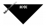 AC/DC - Logo - čierna bavlnená šatka na tvár