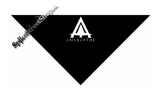AMARANTHE - Logo - čierna bavlnená šatka na tvár