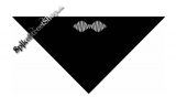 ARCTIC MONKEYS - Crest - čierna bavlnená šatka na tvár