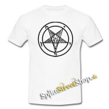 BAPHOMET - Pentagram - biele pánske tričko