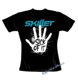 SKILLET - Sick Of It - čierne dámske tričko