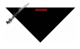 EMINEM - Red Logo - čierna bavlnená šatka na tvár