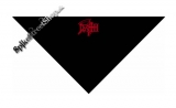 DEATH - Logo - čierna bavlnená šatka na tvár