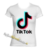 TIK TOK - Logo - biele dámske tričko