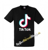 TIK TOK - Logo - čierne pánske tričko