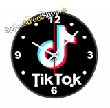 TIK TOK - Logo - nástenné hodiny