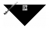 SYSTEM OF A DOWN - Logo - čierna bavlnená šatka na tvár