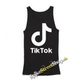 TIK TOK - Logo - Mens Vest Tank Top - čierne