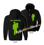 BILLIE EILISH - Logo & Stickman - mikina na zips