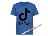 TIK TOK - Logo - azurovomodré detské tričko