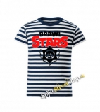 BRAWL STARS - Logo - námornícke chlapčenské tričko