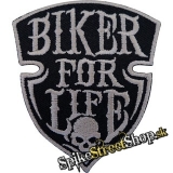 BIKER COLLECTION - Biker For Life Patch - nažehlovacia nášivka