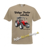 TRAKTOR MASSEY-FERGUSON - pieskové pánske tričko