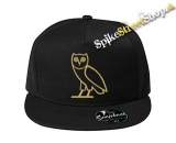 DRAKE - Owl Symbol - čierna šiltovka model "Snapback"