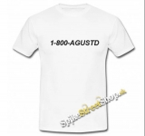 1-800-AGUSTD (BTS) - biele pánske tričko