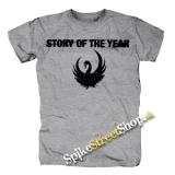 STORY OF THE YEAR - Logo - sivé detské tričko