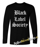 BLACK LABEL SOCIETY - Logo - čierne detské tričko s dlhými rukávmi