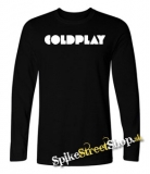 COLDPLAY - Logo - čierne detské tričko s dlhými rukávmi
