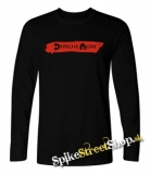 DEPECHE MODE - Logo Red Spirit - čierne detské tričko s dlhými rukávmi