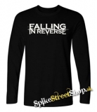 FALLING IN REVERSE - Logo - čierne detské tričko s dlhými rukávmi
