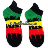 Ponožky RASTA - Dripping Colours Design Socks