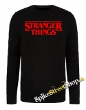 STRANGER THINGS - Logo - detské tričko s dlhými rukávmi