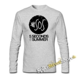 5 SECONDS OF SUMMER - Sign - šedé detské tričko s dlhými rukávmi