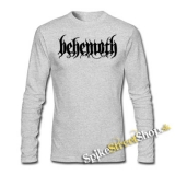 BEHEMOTH - Logo - šedé detské tričko s dlhými rukávmi