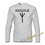 BURZUM - Crest - šedé detské tričko s dlhými rukávmi