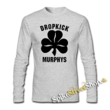 DROPKICK MURPHYS - Logo - šedé detské tričko s dlhými rukávmi