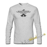 MASTODON - Logo - šedé detské tričko s dlhými rukávmi